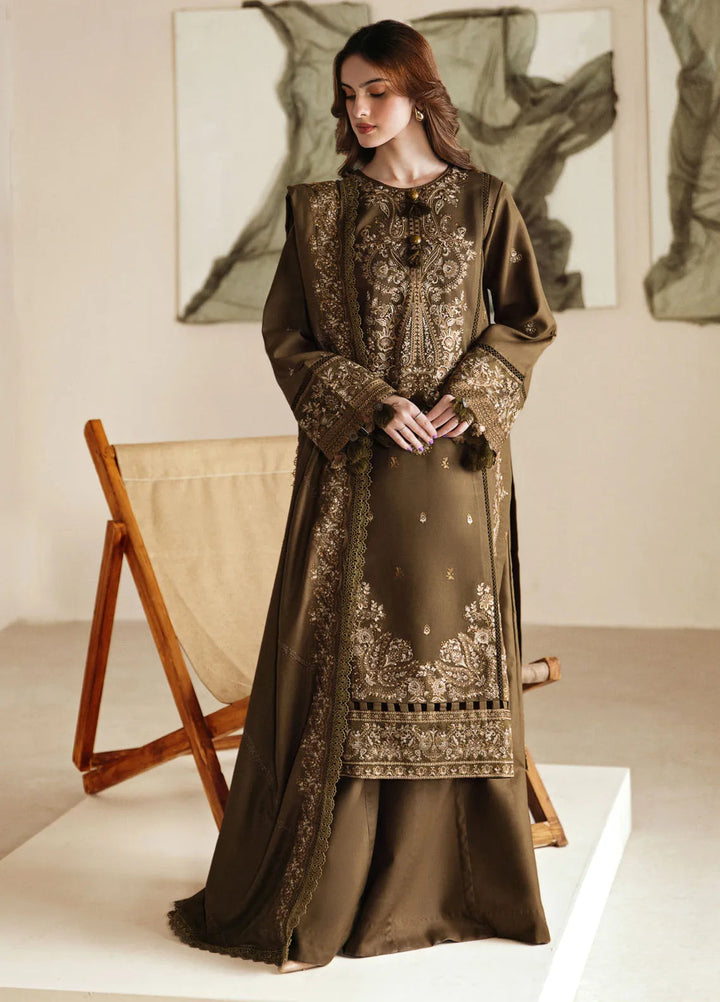Florent Embroidered Marina Suit Unstitched 3 Piece FL24W FL-5 B - Winter Collection