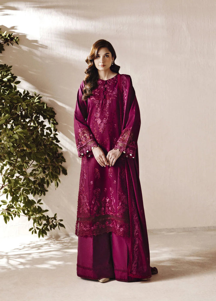 Florent Embroidered Marina Suit Unstitched 3 Piece FL24W FL-6 B - Winter Collection