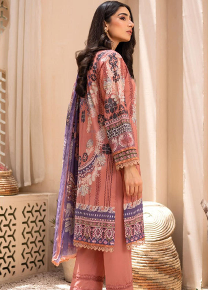 Everyday Wear By Florent Printed Lawn Suits Unstitched 3 Piece FL22-EW2 FL-4A - Summer Collection
