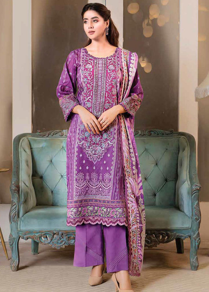 Florent Embroidered  Suits Unstitched 3 Piece FL23EW-V2 FL-10A - Summer Collection