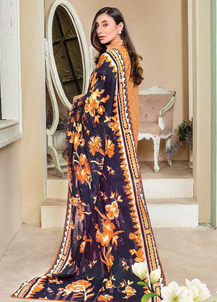 Florent Printed  Suits Unstitched 3 Piece FL23EW-V2 FL-1A - Summer Collection