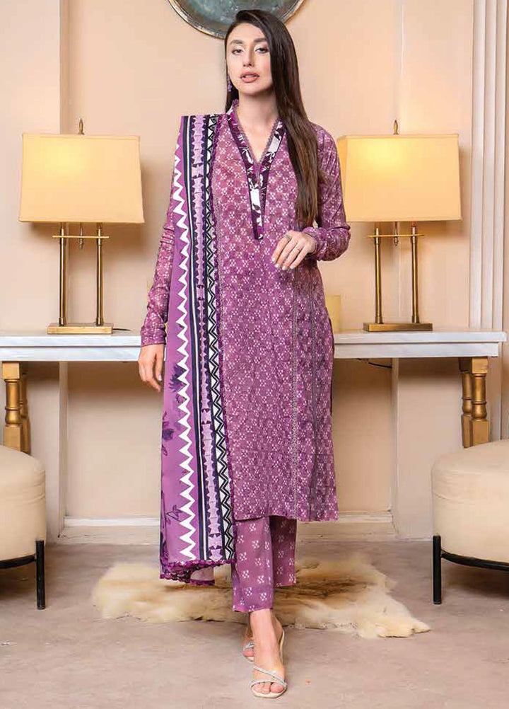 Florent Printed  Suits Unstitched 3 Piece FL23EW-V2 FL-1B - Summer Collection