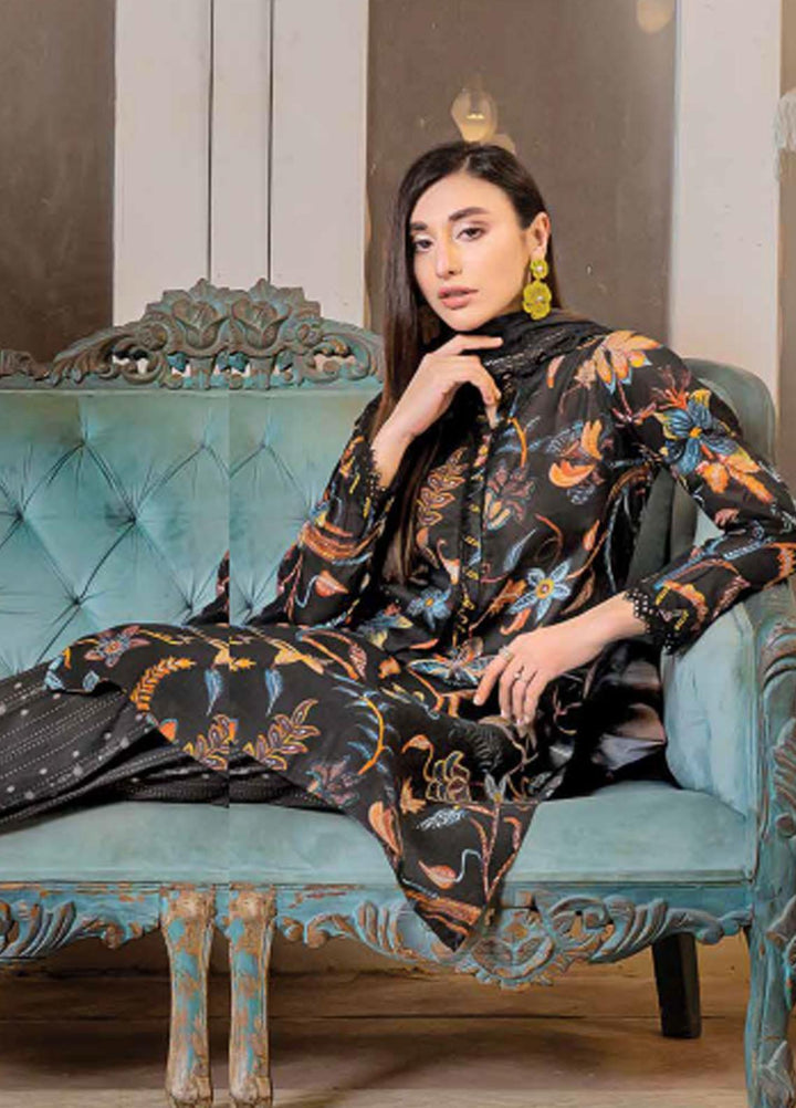 Florent Printed  Suits Unstitched 3 Piece FL23EW-V2 FL-3A - Summer Collection