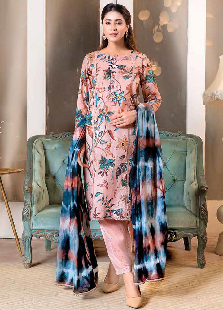 Florent Printed  Suits Unstitched 3 Piece FL23EW-V2 FL-3B - Summer Collection