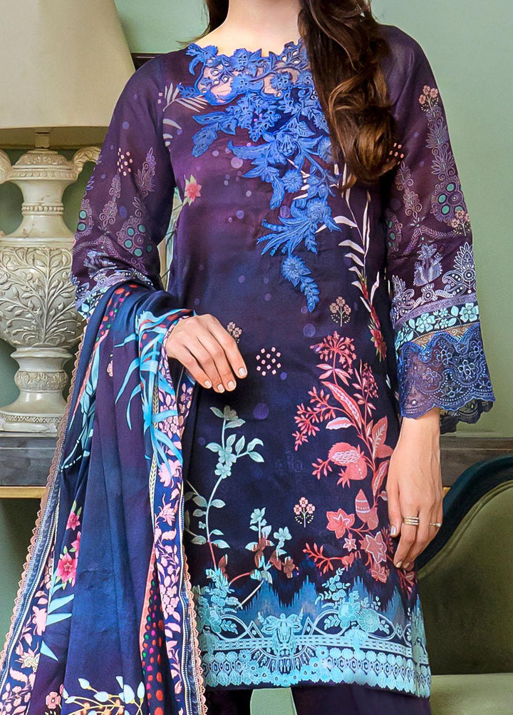 Florent Embroidered  Suits Unstitched 3 Piece FL23EW-V2 FL-6A - Summer Collection