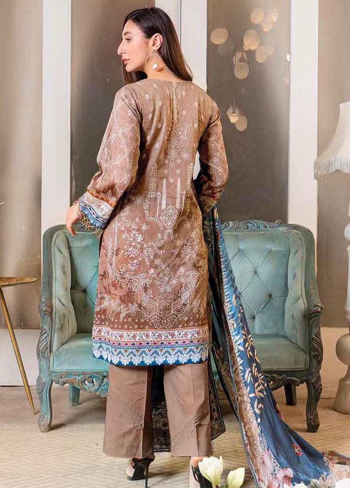 Florent Embroidered  Suits Unstitched 3 Piece FL23EW-V2 FL-8A - Summer Collection
