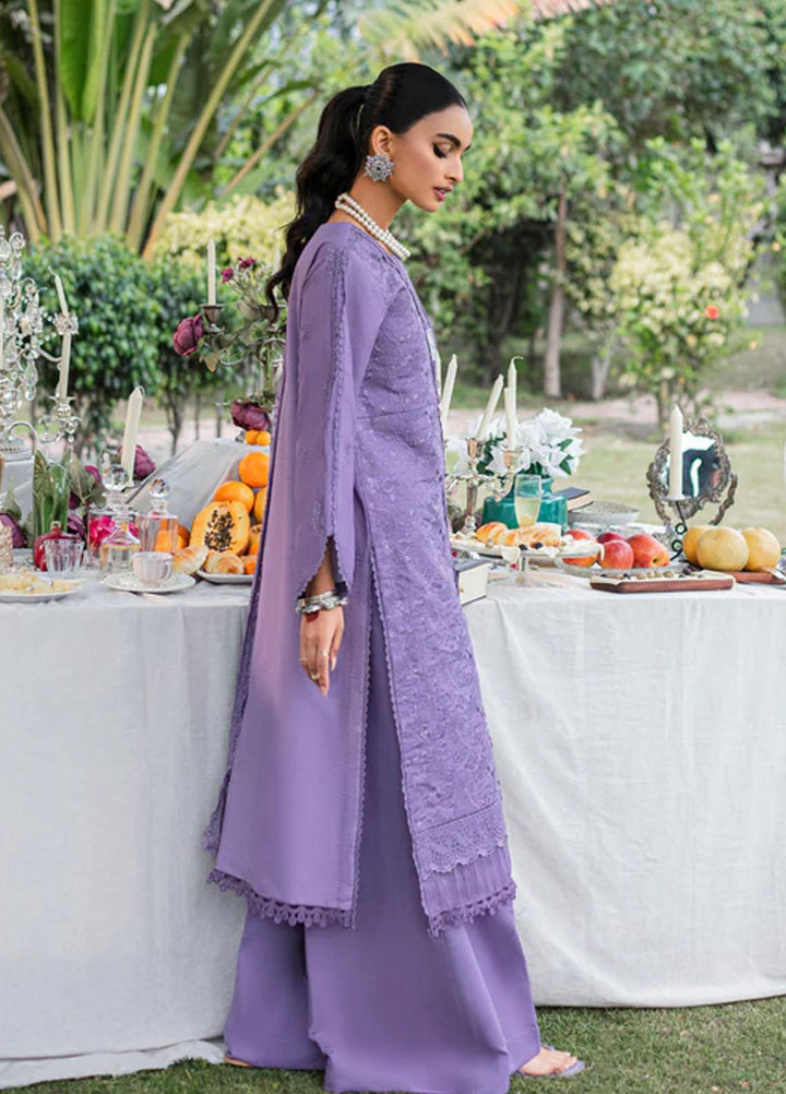 Florent Embroidered Lawn Suits Unstitched 3 Piece FL23LE FL-1A - Luxury Eid Collection