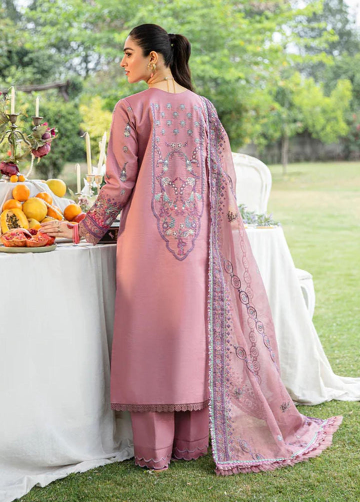 Florent Embroidered Lawn Suits Unstitched 3 Piece FL23LE FL-3B - Luxury Eid Collection