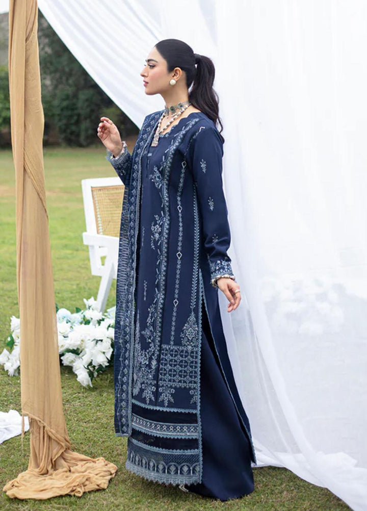 Florent Embroidered Lawn Suits Unstitched 3 Piece FL23LE FL-8A - Luxury Eid Collection
