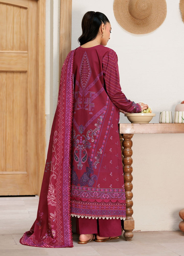 Florent Printed Lawn Suits Unstitched 3 Piece FL25PL FL-1B - Summer Collection