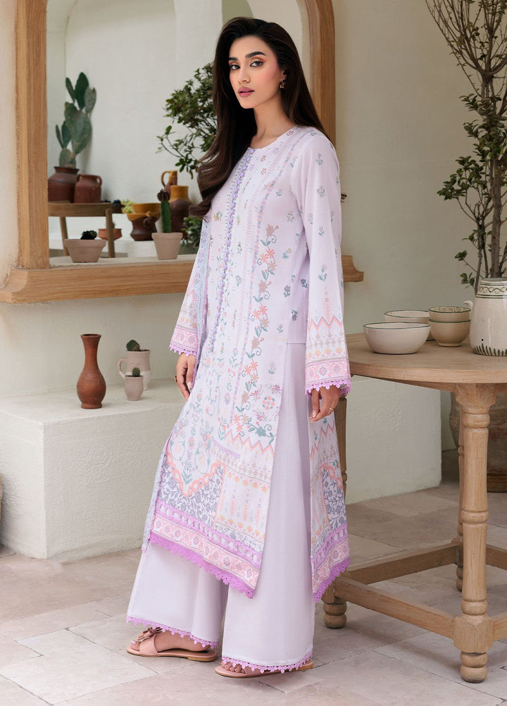 Florent Printed Lawn Suits Unstitched 3 Piece FL25PL FL-3A - Summer Collection