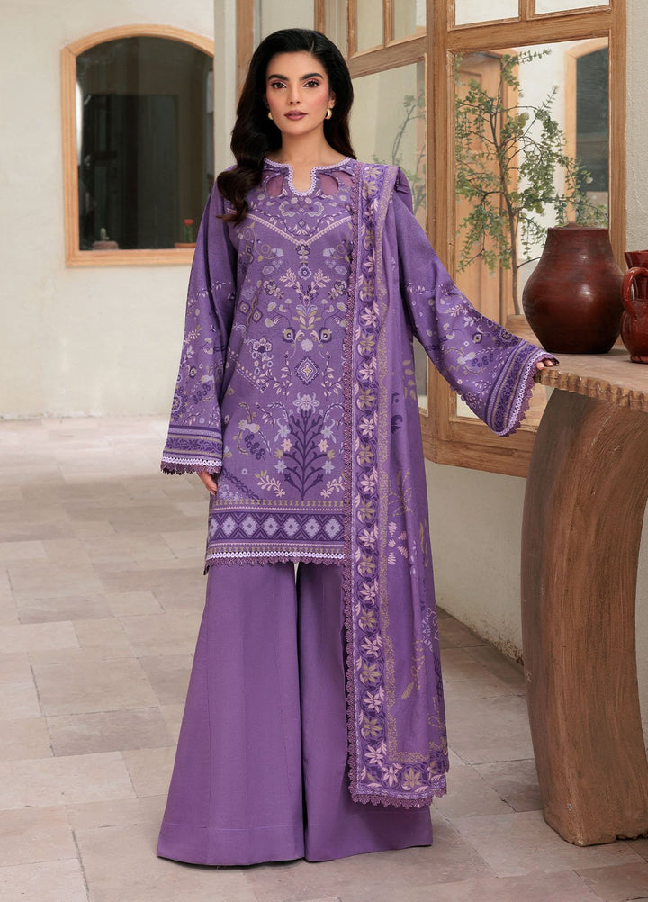 Florent Printed Lawn Suits Unstitched 3 Piece FL25PL FL-4B - Summer Collection