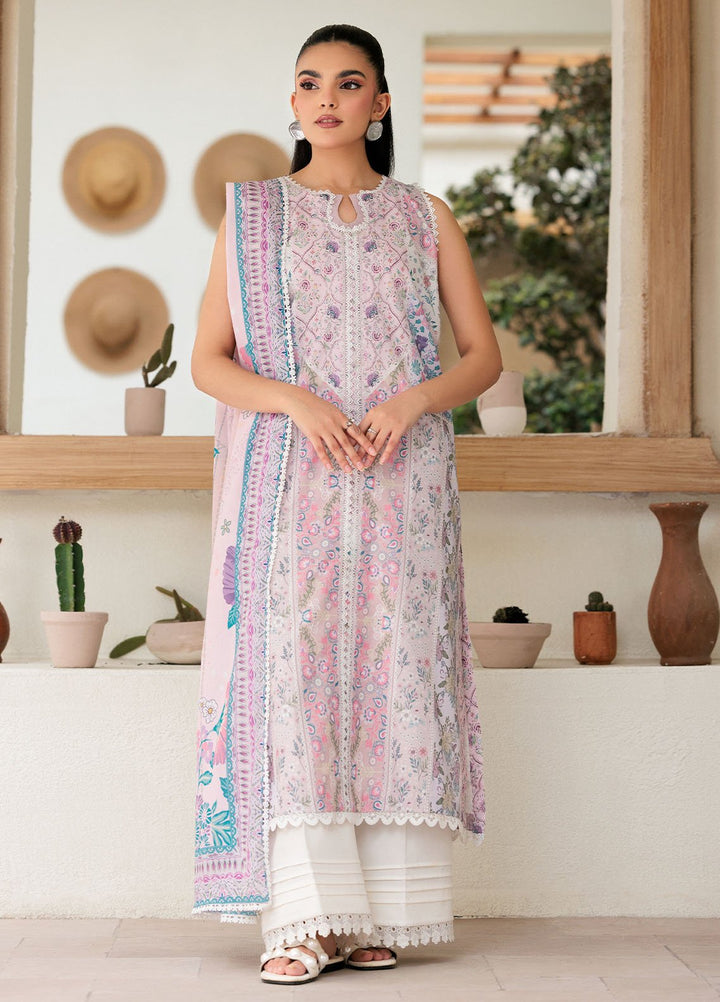 Florent Printed Lawn Suits Unstitched 3 Piece FL25PL FL-5B - Summer Collection