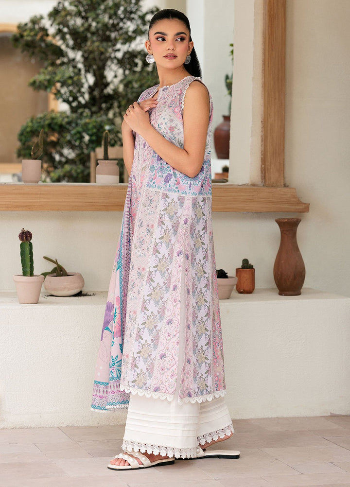 Florent Printed Lawn Suits Unstitched 3 Piece FL25PL FL-5B - Summer Collection