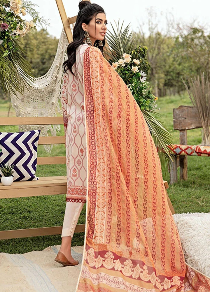 Florent Embroidered Jacquard Suits Unstitched 3 Piece F21SV FL-12 - Summer Collection