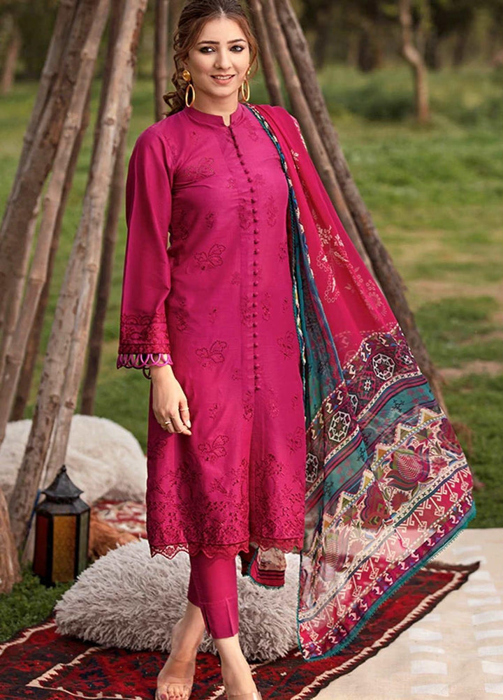 Florent Embroidered Schiffli Suits Unstitched 3 Piece F21SV FL-19 - Summer Collection