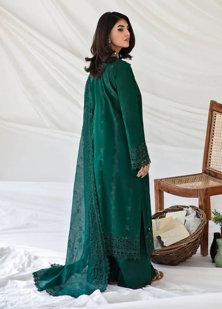 Florent Embroidered Chikankari Suits Unstitched 3 Piece FL23LC FL-6A - Eid Collection