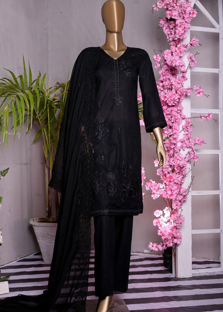 Florentine By MTF Embroidered Lawn Suits Unstitched 3 Piece MTF22BW 09 - Black & White Collection