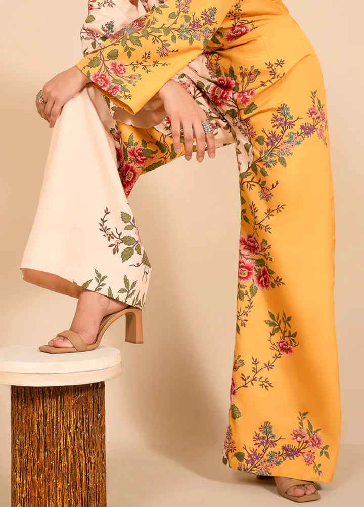 Fozia Khalid Pret Casual Khaadi Silk Jumpsuit Lumina