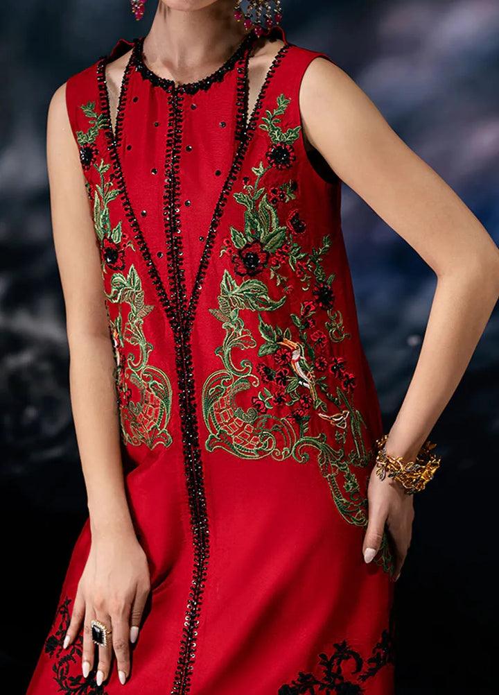 Fozia Khalid Pret Embroidered Organza 2 Piece Suit Fiore