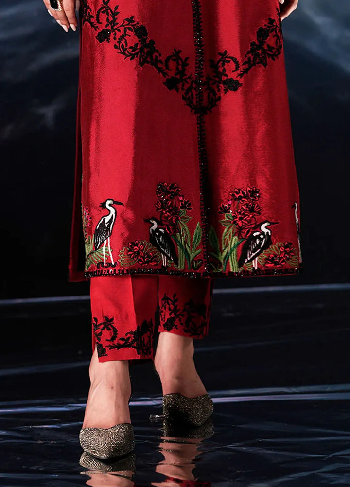 Fozia Khalid Pret Embroidered Organza 2 Piece Suit Fiore