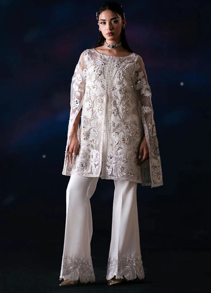 Fozia Khalid Pret Embroidered Organza 2 Piece Suit Salene