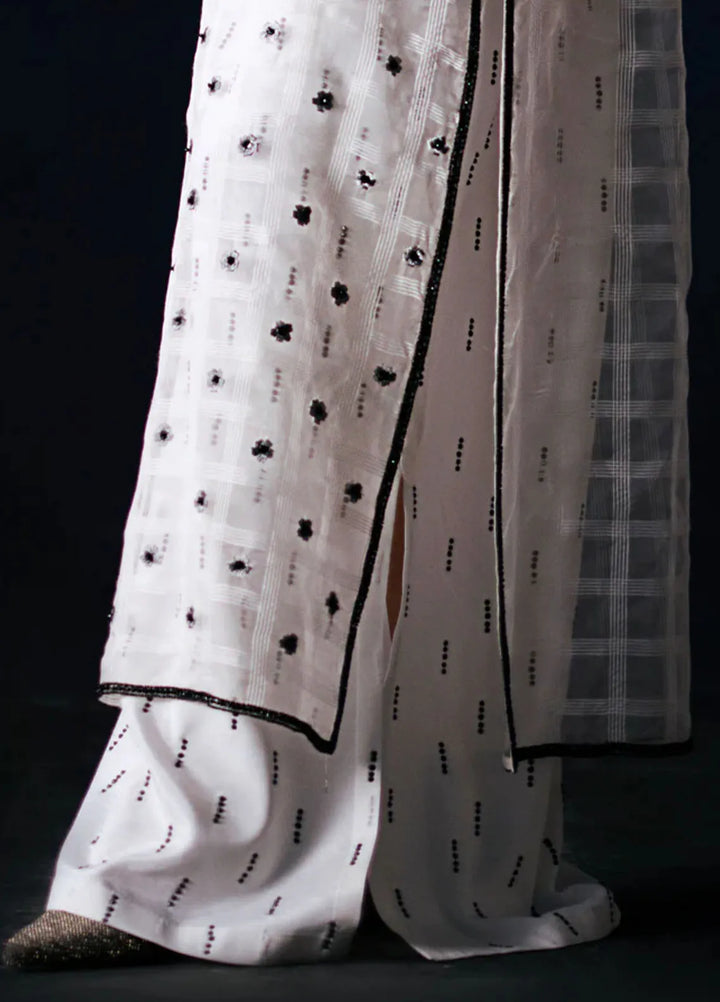 Fozia Khalid Pret Embroidered Organza 2 Piece Suit Valeria