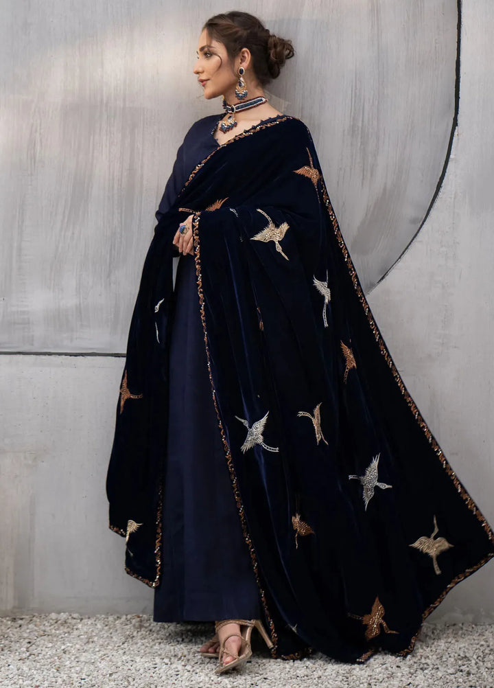 Fozia Khalid Pret Embroidered Silk 2 Piece Suit FK-W-01