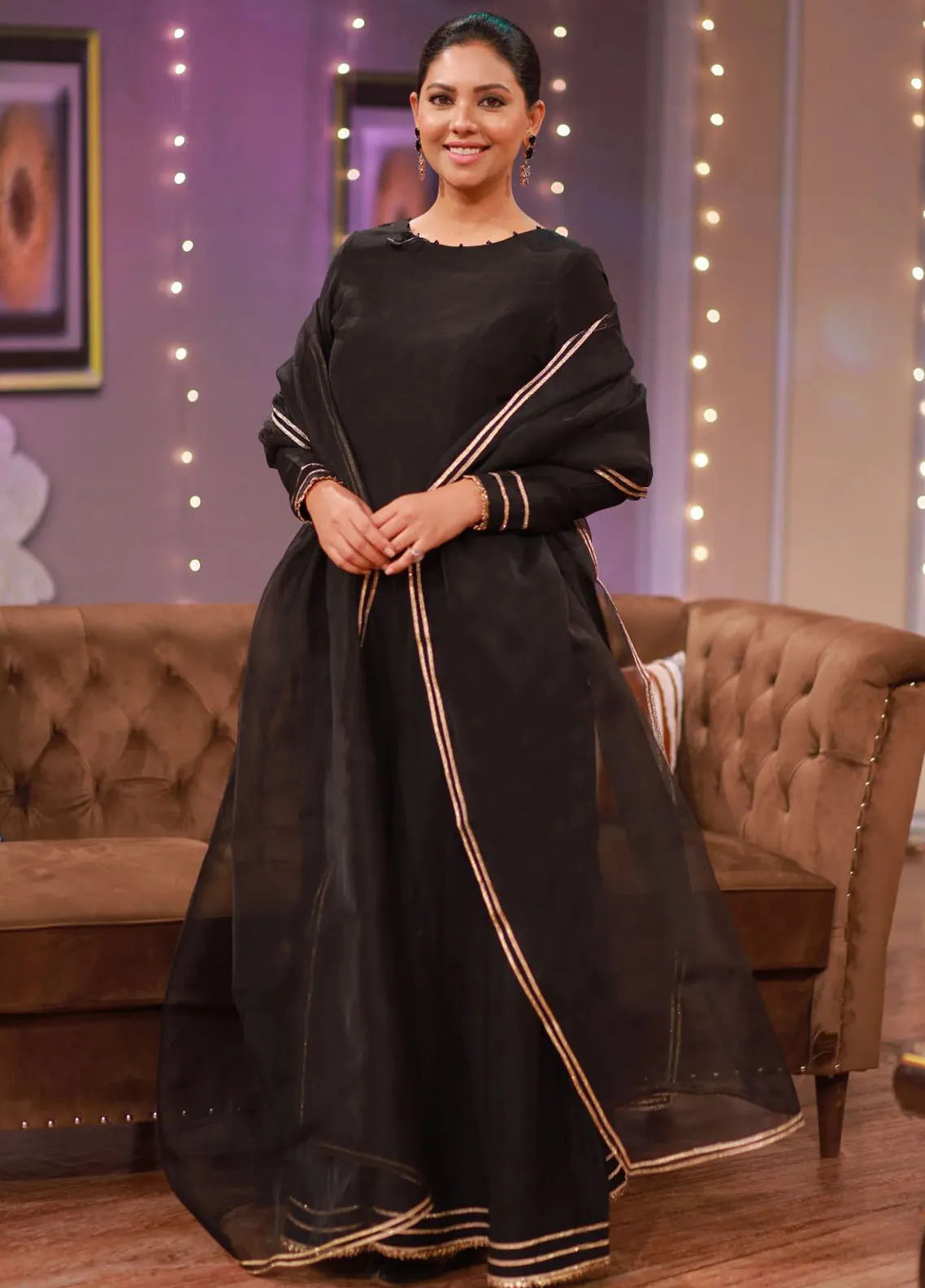 Fozia Khalid Pret Embroidered Sheesha Silk 4 Piece Suit Abeer
