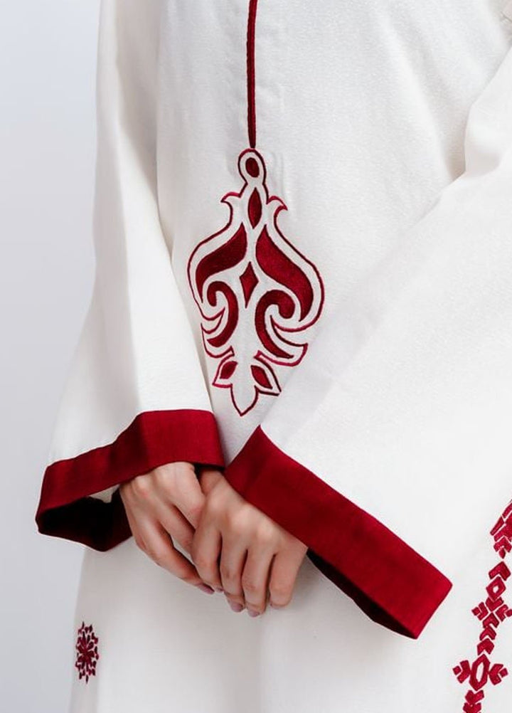 Fozia Khalid Pret Solid Cotton 2 Piece Suit Isra