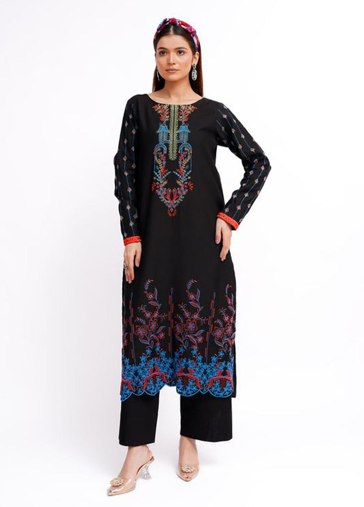 Fozia Khalid Pret Solid Cotton 2 Piece Suit Jiva