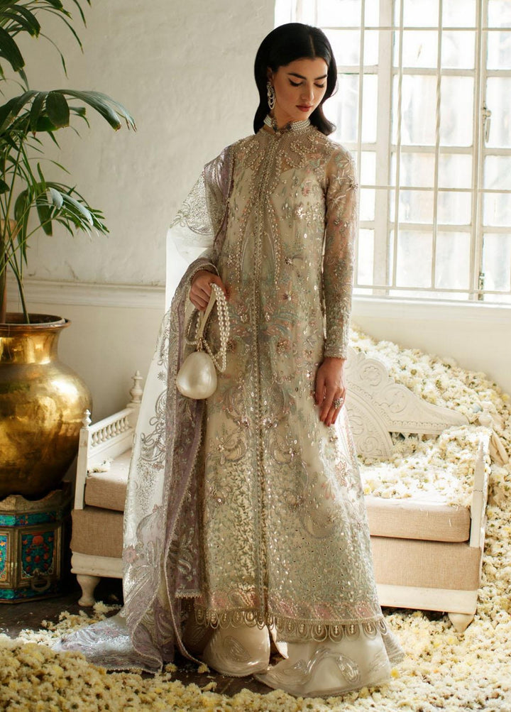 Freeshia by Suffuse Sana Yasir Embroidered Organza Suits Unstitched 3 Piece FRS22WD Opal - Wedding Collection