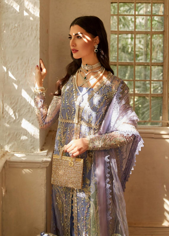 Freeshia by Suffuse Sana Yasir Embroidered Net Suits Unstitched 3 Piece FRS22WD Zaina - Wedding Collection
