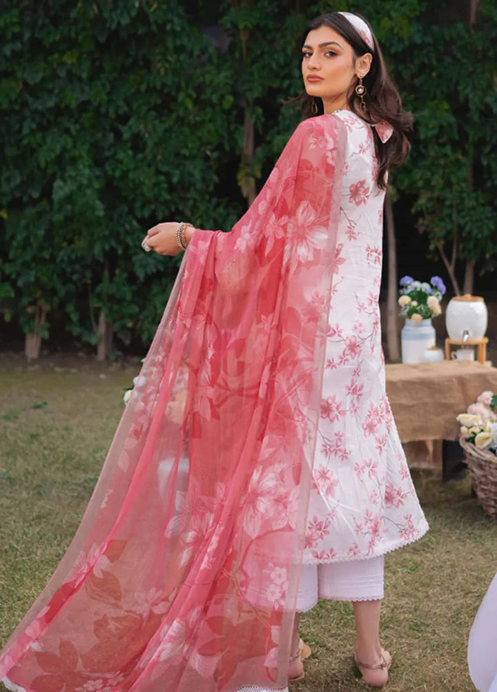 Gardenia By Humdum Embroidered Lawn Suit Unstitched 3 Piece HD24GS PLG 06 - Spring Summer Collection