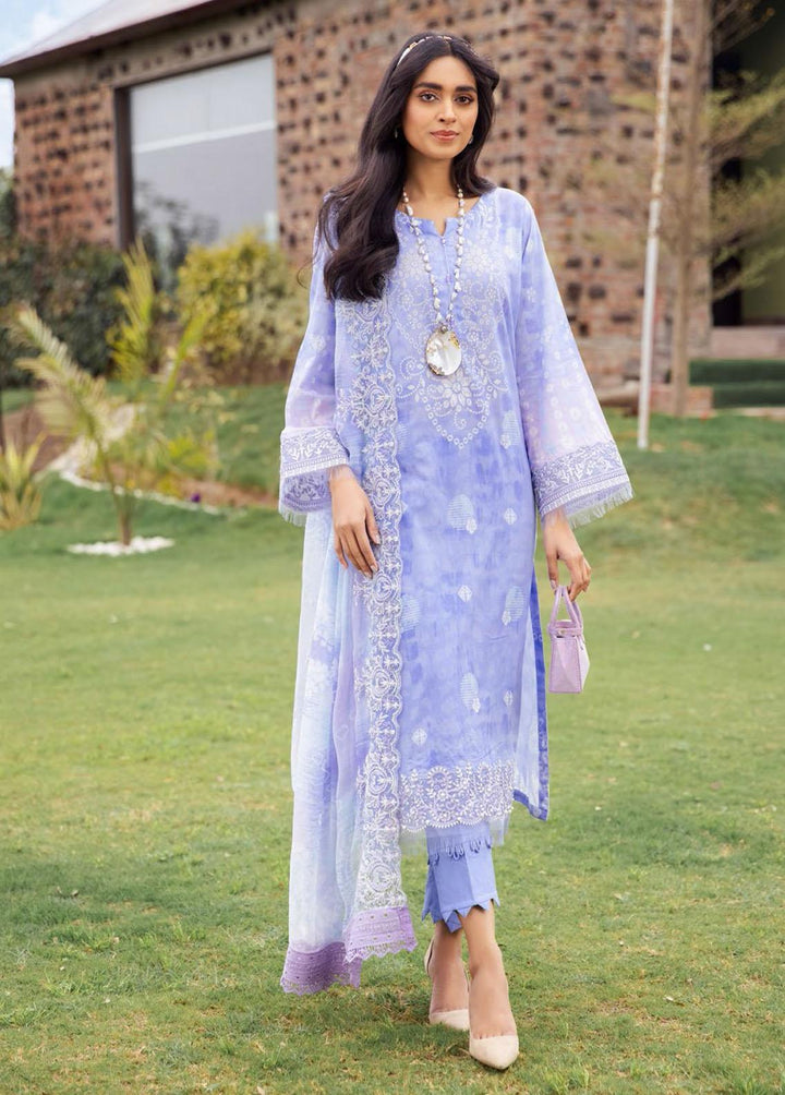 Gardenia by Nureh Embroidered Lawn Suits Unstitched 3 Piece NU23GL NSG-102 - Summer Collection