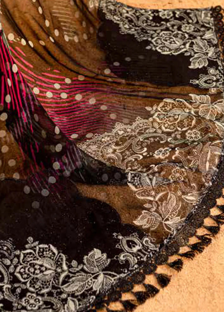 Gardenia by Nureh Embroidered Lawn Suit Unstitched 3 Piece NU25G NSG-185 - Summer Collection