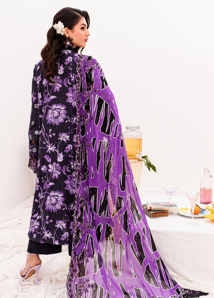 Gardenia by Nureh Embroidered Lawn Suits Unstitched 3 Piece NU24G NSG-149 - Summer Collection