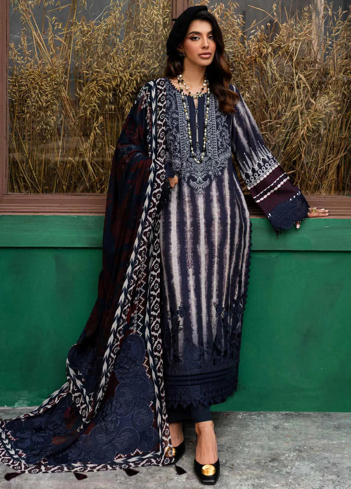 Nureh Gardenia Winter Collection -Women Linen Slub Dresses GS-162 main image 0