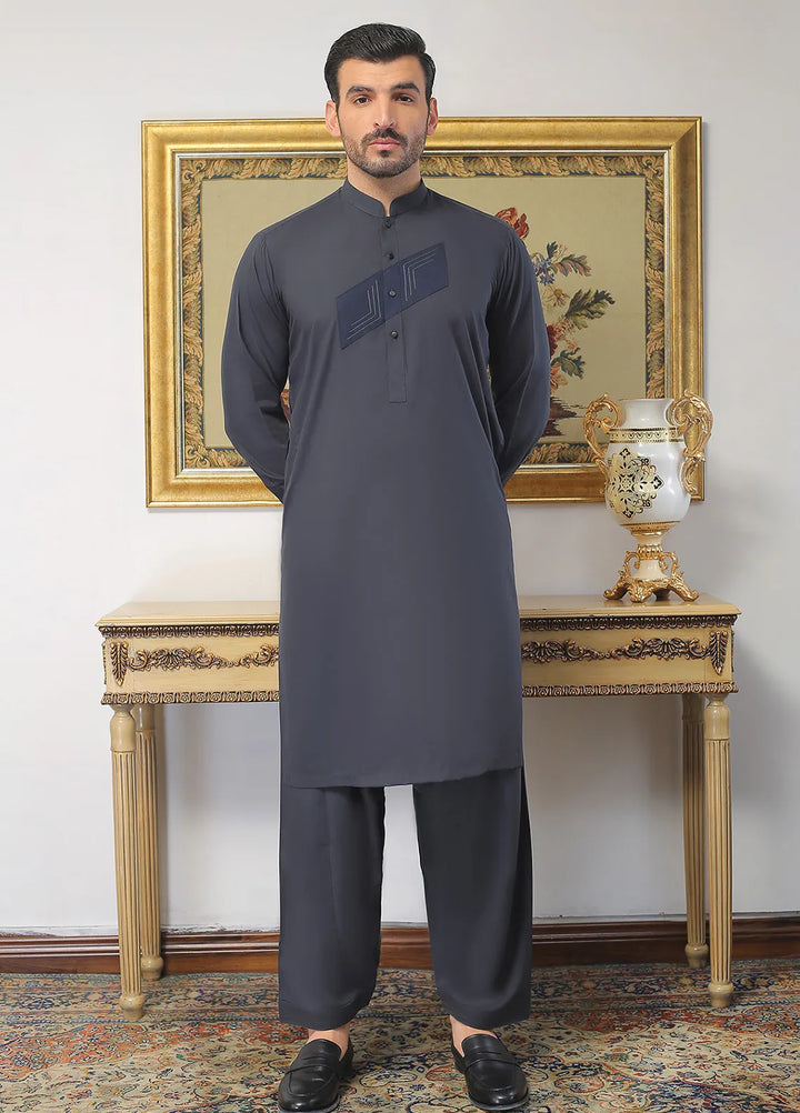 Gem Garments Embroidered Men Shalwar Kameez - Ramis