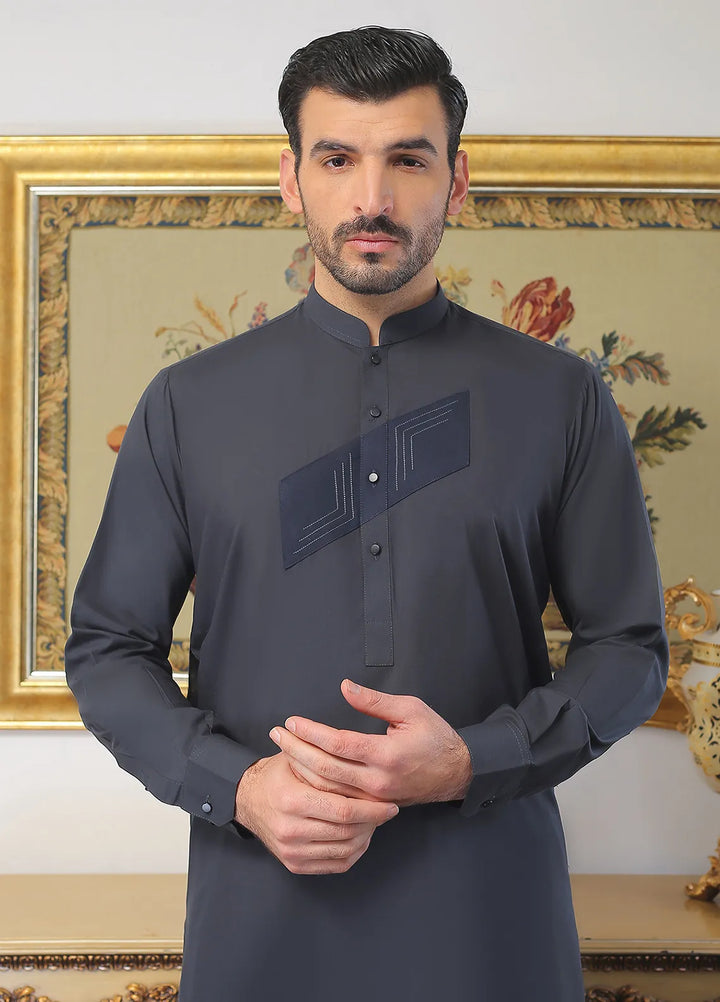 Gem Garments Embroidered Men Shalwar Kameez - Ramis