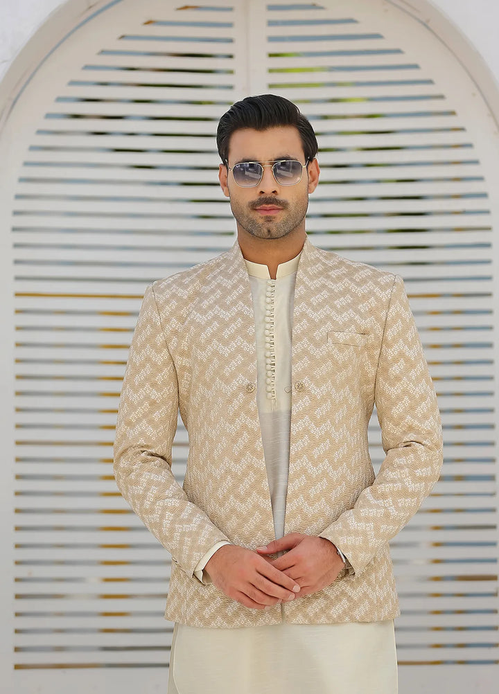 Gem Garments Silk Formal Men Prince Coat - Taha