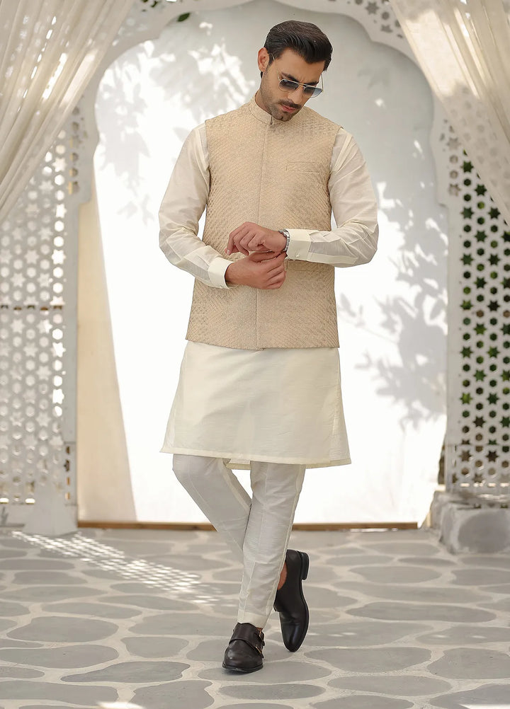 Gem Garments Tropical Formal Men Waistcoat - Munsaf