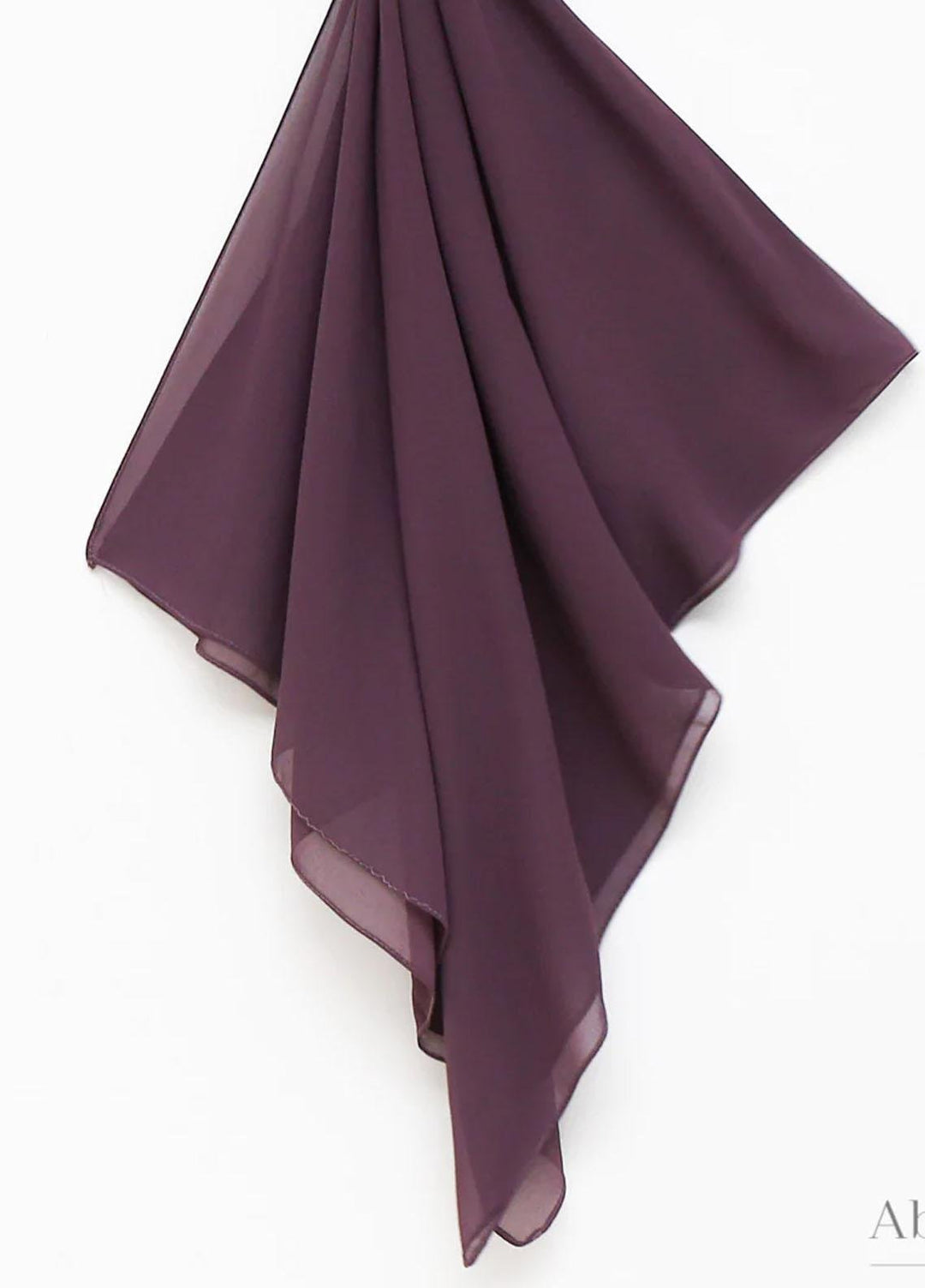 Abaya pk    Hijab ABA22HJ Georgette luxe - Dark purple - Women Hijabs