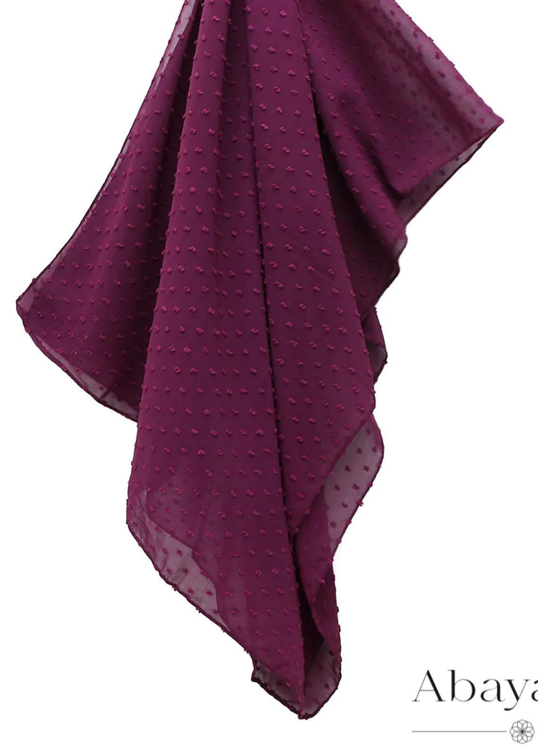 Abaya pk    Hijab ABA22HJ Georgette Mera -  Burgundy - Women Hijabs