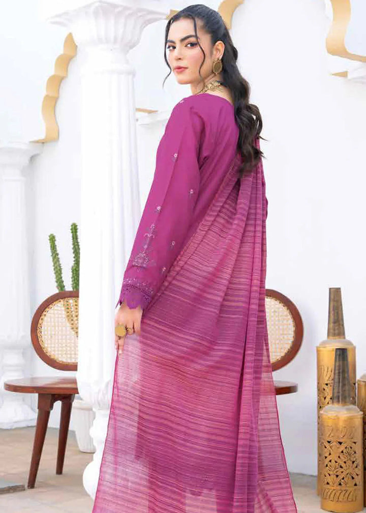 Ghazal by Riaz Arts Embroidered Lawn Suits Unstitched 3 Piece RA25GL D-01 - Summer Collection