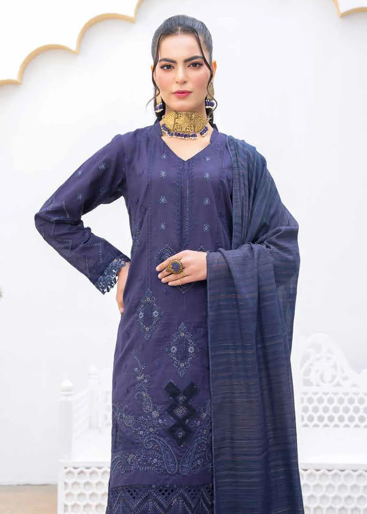 Ghazal by Riaz Arts Embroidered Lawn Suits Unstitched 3 Piece RA25GL D-05 - Summer Collection