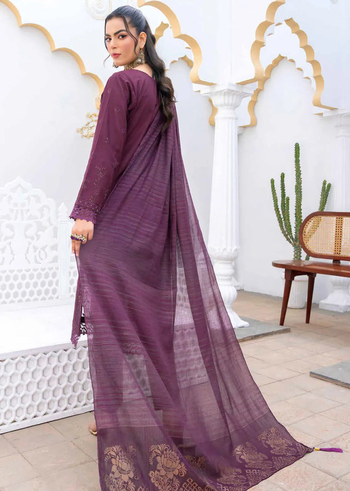 Ghazal by Riaz Arts Embroidered Lawn Suits Unstitched 3 Piece RA25GL D-06 - Summer Collection