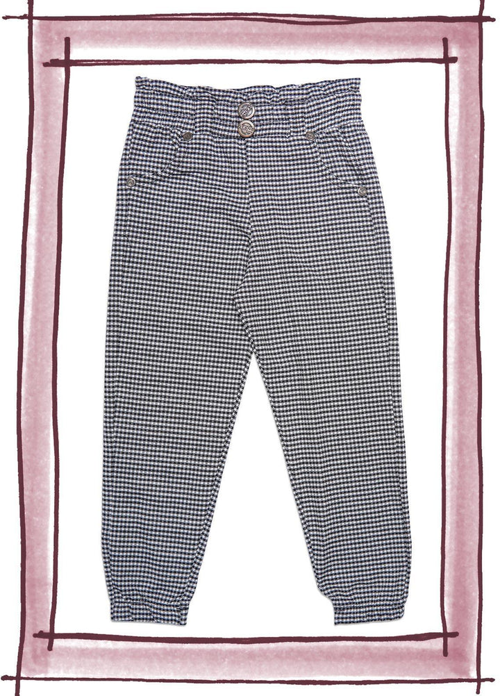 Sanaulla Exclusive Range Cotton Fancy Girls Trouser -  SU22GT 5508 Grey