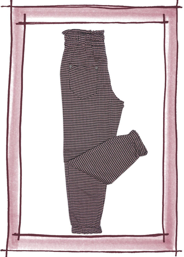 Sanaulla Exclusive Range Cotton Fancy Girls Trouser -  SU22GT 5508 Rust