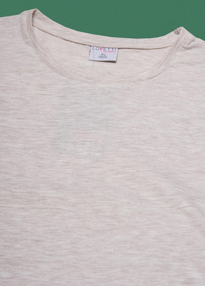 Sanaulla Exclusive Range  Fancy Girls T-Shirts -  1007 Grey